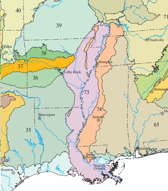 mississippi alluvial plain